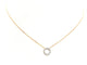 Collier Collier Or rose, Or blanc Diamant 58 Facettes 579194RV