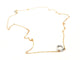 Collier Collier Or rose, Or blanc Diamant 58 Facettes 579194RV