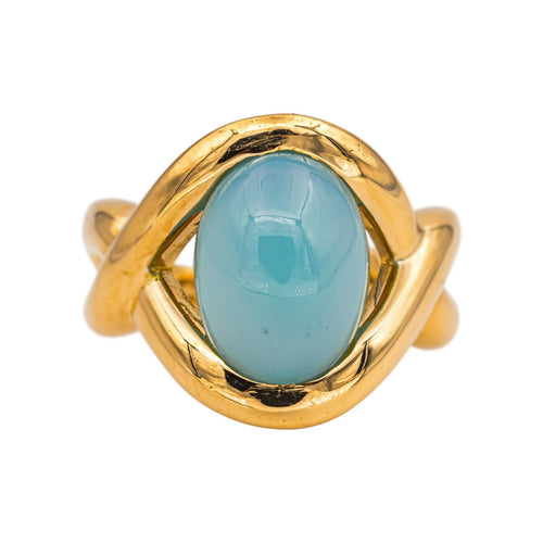 Bague 52 Bague Or jaune Chrysoprase 58 Facettes 5331736RV
