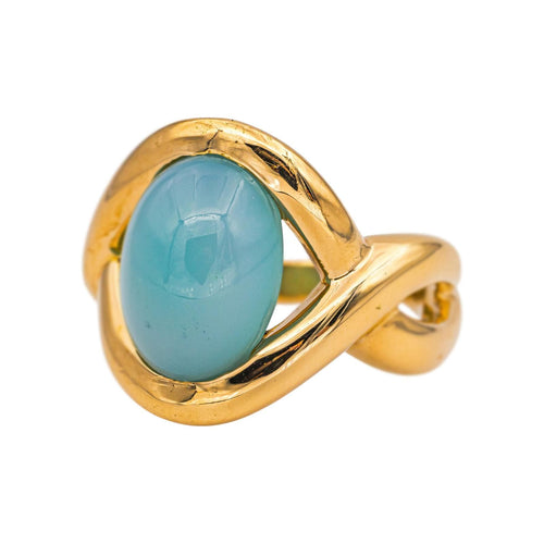 Bague 52 Bague Or jaune Chrysoprase 58 Facettes 5331736RV