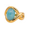 Bague 52 Bague Or jaune Chrysoprase 58 Facettes 5331736RV
