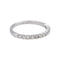 Bague 52 Bague Demi alliance Or blanc Diamant 58 Facettes 5237118CN
