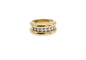 Bague 54 Bague vintage - Monture sertie de diamants en or jaune 18 carats 58 Facettes 318322 /AZ05D9Z1