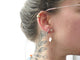 Boucles d'oreilles Bvlgari Bvlgari - Boucles d’oreilles pendantes en or rose 18k, diamants et nacre 58 Facettes 273894