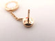 Boucles d'oreilles Bvlgari Bvlgari - Boucles d’oreilles pendantes en or rose 18k, diamants et nacre 58 Facettes 273894