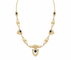 Collier Collier Art Nouveau - Draperie en or jaune et saphirs 58 Facettes 33681