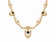 Collier Art Nouveau - Collier draperie en or jaune et saphirs 58 Facettes 33681