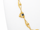 Collier Art Nouveau - Collier draperie en or jaune et saphirs 58 Facettes 33681