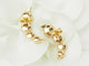 Boucles d'oreilles Boucles d’oreilles grenats de Perpignan en or jaune 18 carats 58 Facettes 33689