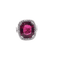 Bague 53.5 Bague en or 18 carats, rubellite et diamants 58 Facettes 5427