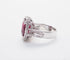 Bague 53.5 Bague en or 18 carats, rubellite et diamants 58 Facettes 5427