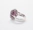Bague 53.5 Bague en or 18 carats, rubellite et diamants 58 Facettes 5427