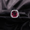 Bague 53.5 Bague en or 18 carats, rubellite et diamants 58 Facettes 5427