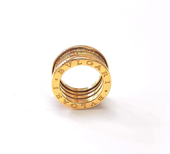 Bague 49 Bvlgari B.Zero1 - Bague en or jaune 18K et diamants 58 Facettes DV-BULG