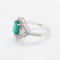Bague 55 Bague émeraude et diamants 58 Facettes 4800