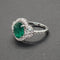 Bague 55 Bague émeraude et diamants 58 Facettes 4800