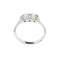 Bague 54 Bague trilogy - Bague en or blanc 18 ct et diamants 0,53 ct 58 Facettes 39024