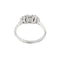 Bague 54 Bague trilogy - Bague en or blanc 18 ct et diamants 0,53 ct 58 Facettes 39024