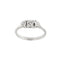 Bague 54 Bague trilogy - Bague en or blanc 18 ct et diamants 0,53 ct 58 Facettes 39024