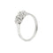 Bague 54 Bague trilogy - Bague en or blanc 18 ct et diamants 0,53 ct 58 Facettes 39024