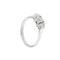 Bague 54 Bague trilogy - Bague en or blanc 18 ct et diamants 0,53 ct 58 Facettes 39024