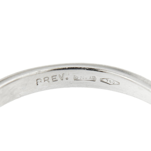 Bague 54 Bague trilogy - Bague en or blanc 18 ct et diamants 0,53 ct 58 Facettes 39024