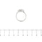 Bague 54 Bague trilogy - Bague en or blanc 18 ct et diamants 0,53 ct 58 Facettes 39024