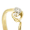 Bague 54 Damiani - Bague solitaire en or jaune 18 ct avec diamant 0,24 ct 58 Facettes 39019