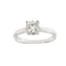 Bague 52 Bague solitaire - Diamant 0,50 ct en or blanc 18 ct 58 Facettes 34003