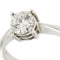 Bague 52 Bague solitaire - Diamant 0,50 ct en or blanc 18 ct 58 Facettes 34003