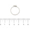 Bague 56 Bague trilogy en or blanc 18 ct et diamants 0,12 ct 58 Facettes 31998