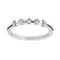Bague 50 Bague rivière - Or blanc 18 carats et diamants 0,20 ct 58 Facettes 22137