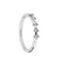 Bague 50 Bague rivière - Or blanc 18 carats et diamants 0,20 ct 58 Facettes 22137