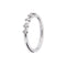 Bague 50 Bague rivière - Or blanc 18 carats et diamants 0,20 ct 58 Facettes 22137