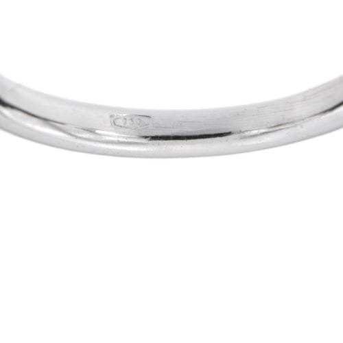 Bague 50 Bague rivière - Or blanc 18 carats et diamants 0,20 ct 58 Facettes 22137