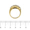 Bague 66 Bague bandeau deux ors 18 ct à diamants 58 Facettes 21797