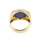 Bague Bague - Lapis-lazuli ovale en or jaune 18 ct 58 Facettes 36517