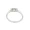 Bague 55 Bague trilogie - Bague en or blanc 18 ct et diamants 0,18 ct 58 Facettes 22500