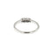 Bague 55 Bague trilogie - Bague en or blanc 18 ct et diamants 0,18 ct 58 Facettes 22500