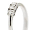 Bague 55 Bague trilogie - Bague en or blanc 18 ct et diamants 0,18 ct 58 Facettes 22500