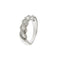 Bague 55 Bague rivière ondulée - Diamants 1,00 ct en or blanc 18 ct 58 Facettes 37816