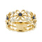 Bague Bague bandeau - or jaune 18 ct, saphirs et diamants 58 Facettes 35044