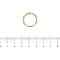 Bague Bague bandeau - or jaune 18 ct, saphirs et diamants 58 Facettes 35044