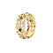 Bague Bague bandeau - or jaune 18 ct, saphirs et diamants 58 Facettes 35044
