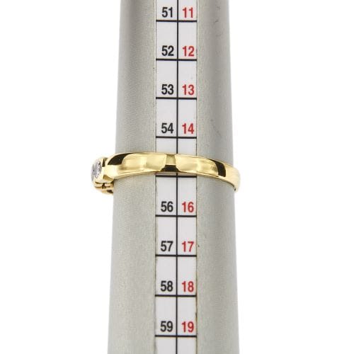 Bague 55 Bague rivière - Diamants 0,58 ct en or jaune 18 ct 58 Facettes 14984
