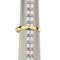 Bague 55 Bague rivière - Diamants 0,58 ct en or jaune 18 ct 58 Facettes 14984