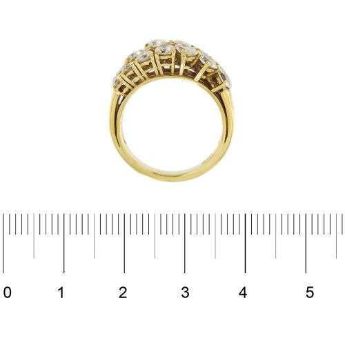 Bague 52 Bague rivière - Bague en or jaune 18 ct et diamants 2,24 ct 58 Facettes 27730