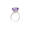 Bague Bague - Améthyste et diamants en or blanc 18 ct 58 Facettes 29850