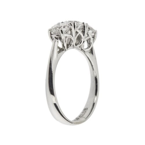Bague 68 Bague trilogy - Diamants 1,17 ct en or blanc 18 ct 58 Facettes 3550