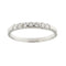 Bague 55 Salvini - Bague rivière en or blanc 18 kt et diamants 0,35 ct 58 Facettes 10727